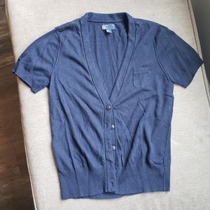 American Eagle Navy Blue Knit Top